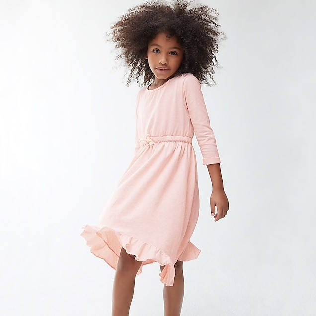 NWT J Crew Crewcuts Girl's Ruffle Hem Cotton Dress in Pale Pink - Multiple Sizes | eBay NWT J Crew Crewcuts Girl's Ruffle Hem Cotton Dress in Pale Pink - Multiple Sizes | eBay