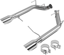 For 11-14 Ford Mustang 5.0l 5.4l 4od Muffler Tip Axle Cat Back Exhaust System