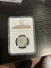 1915 D 25C NGC MS62 Barber Quarter - Uncirculated