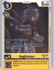 Aegiomon BT25-033 U Uncommon Dual Revolution Digimon Near Mint