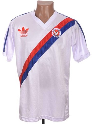 CRYSTAL PALACE 1980/1982 AWAY FOOTBALL SHIRT ADIDAS SIZE L ADULT