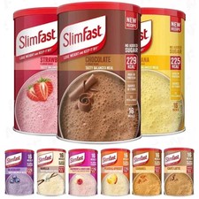 Image of SlimFast Shake Powder 16 Servings Balanced Diet Plan All Flavours UK