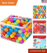Colorful BPA Free Crush Proof Balls for Toddlers - Pack of 50, 2.15&rdquo; Diameter