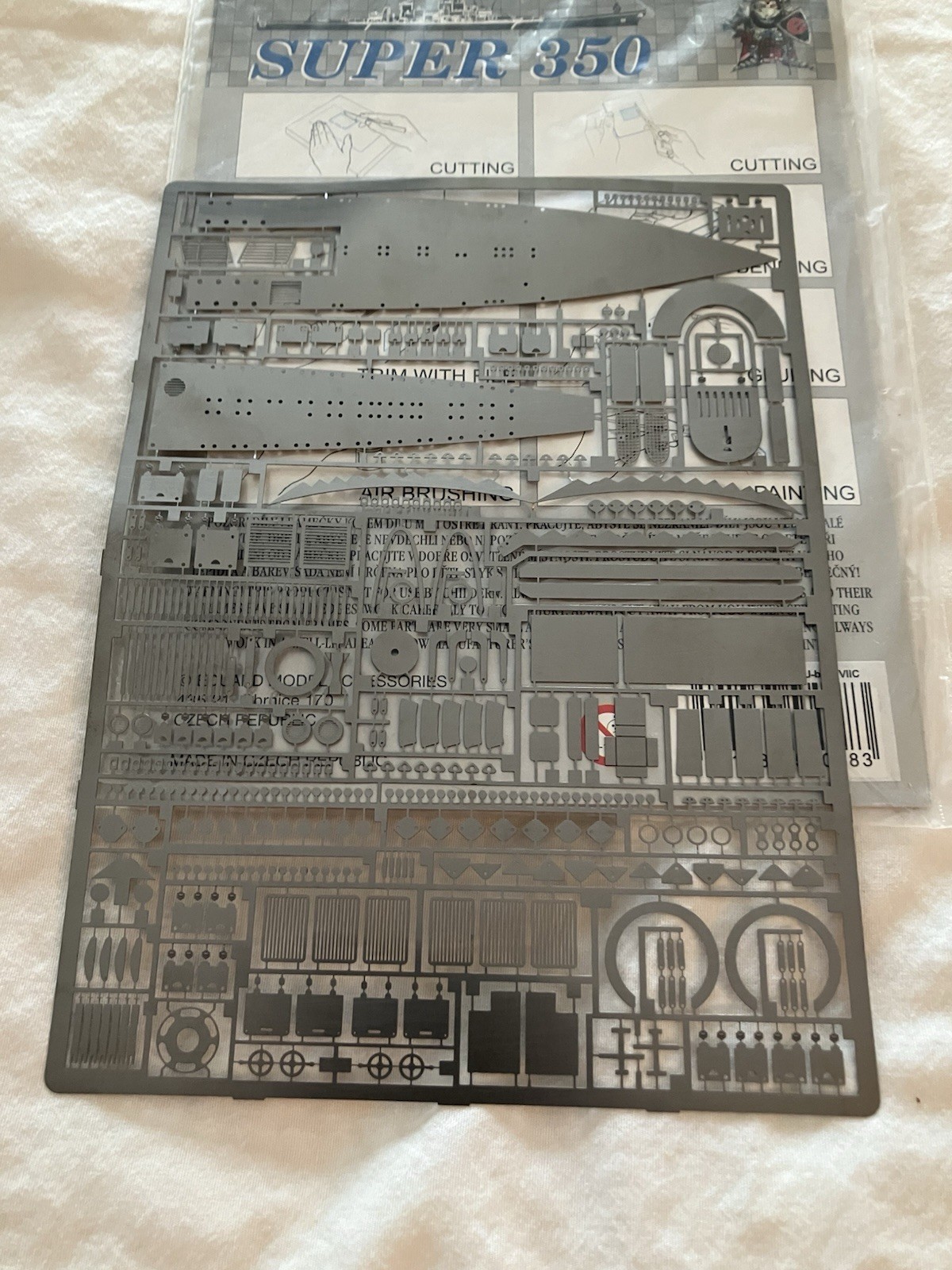 Revell VIIC Submarine 05015 Upgrade Parts Photo Etch Wood Lot Nautilus Eduard