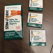 Stim-U-Dent Original Plaque Removers 200ct - 11 Packets of 25 Picks