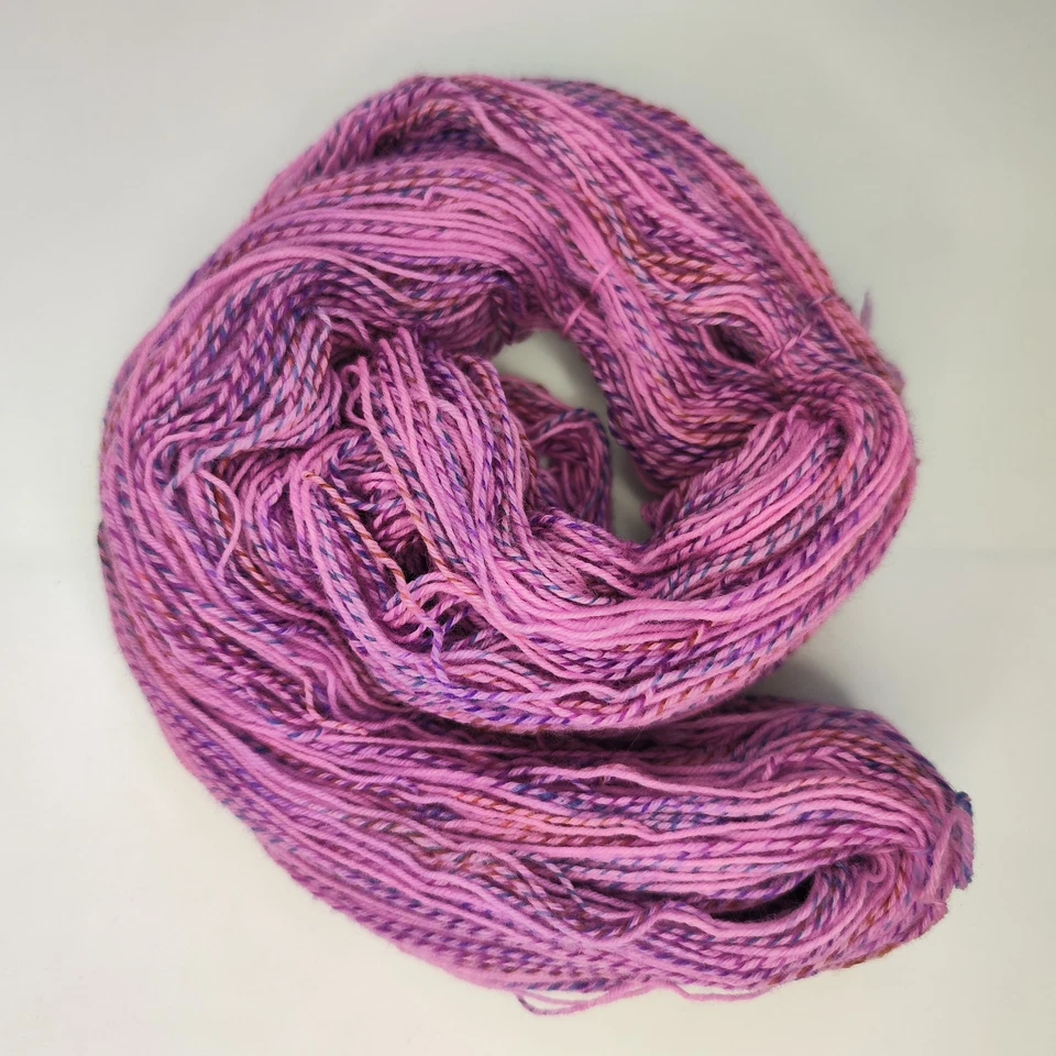 Handgefärbte Sockenwolle EFFEKTGARN 75 % Schurwolle 25 % Nylon Pink Carnival - Bild 2 von 4