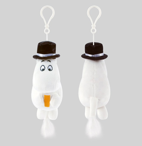 Peluche pupazzo ufficiale personaggi Moomin: Moominpappa 15 cm portachiavi borsa ciondolo - Foto 2 di 4