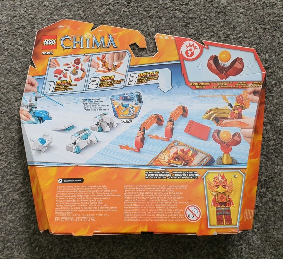 LEGO 70155 CHIMA SPEEDORZ INFERNO PIT SET INCLUDES FLUMINOX MINIFIGURE SEALED - Image 2 of 4