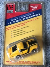LIFE LIKE SLOT CAR Fast Trackers Yellow Ford Boss Mustang Slot Car  BRAND NEW