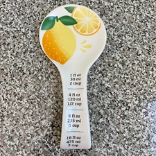 Old East Main Co Lemon Vibrant Homestead Ceramic Spoon Rest