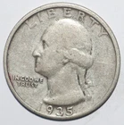 1935 S Washington Quarter XF EXTRA FINE (N135)