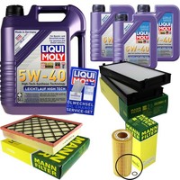 Mann Inspektionspaket 8L Liqui Moly 5W-40 FüR BMW X5 E70 Xdrive35D 3.0Sd