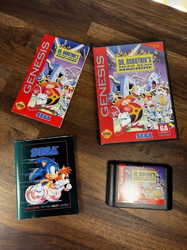 Dr. Robotnik's Mean Bean Machine Sega Genesis Authentic Complete CIB