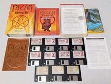 ULTIMA 8 VIII: PAGAN - PC Big Box 3.5" 1994 Origins IBM + Speech Pack Map & Coin