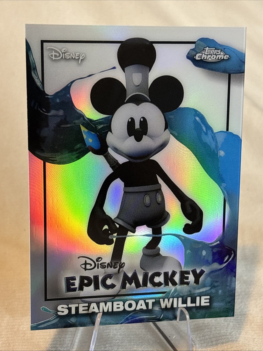 2026 Topps Neon Disney Epic Mickey Steamboat Willie #EM-10 Topps
