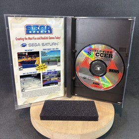 SEGA Saturn - Worldwide Soccer: Intn&rsquo;l Victory Goal Ed - CIB w/ Reg  - Refurb Ex