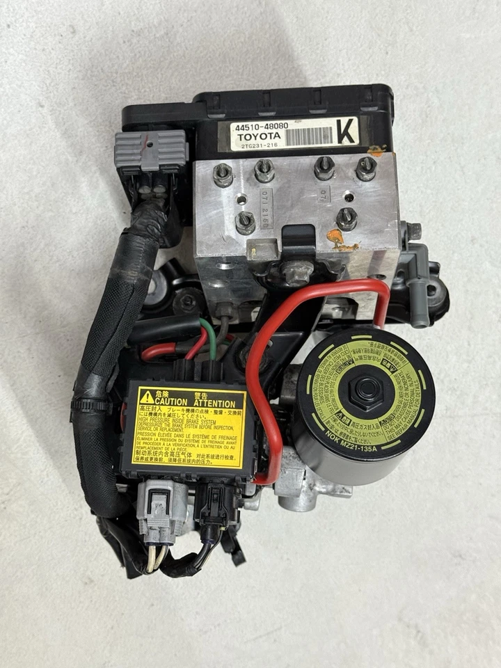 08-16 Toyota Highlander RX450H híbrido ABS bomba de freno y módulo 44510-48080 OEM Foto 2 de 4