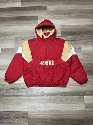 Parka Coats 49ers Starter Jacket Pullover Starter Pullover Jacket