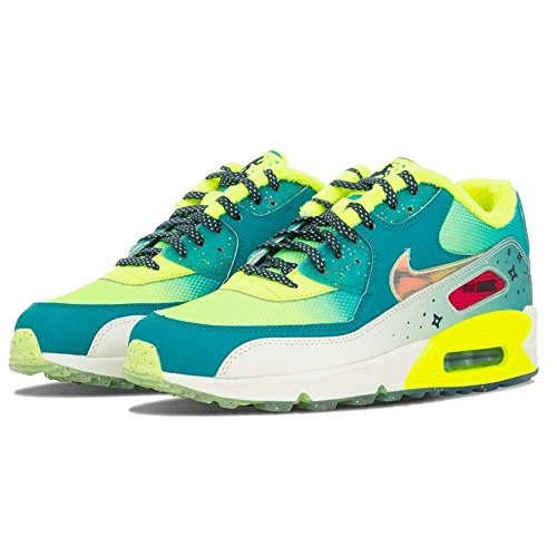 Nike Kids Air Max 90 Doernbecher Green Yellow Sz 4.5y 838768 374