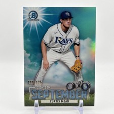 2023 Bowman - Sights on September #SOS-20 Curtis Mead /125 Aqua