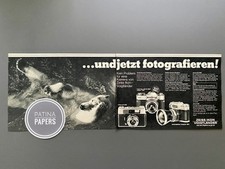1970 Zeiss Ikon Voigtländer Icarex Contaflex Vitoret Vintage Ad Werbung Reklame