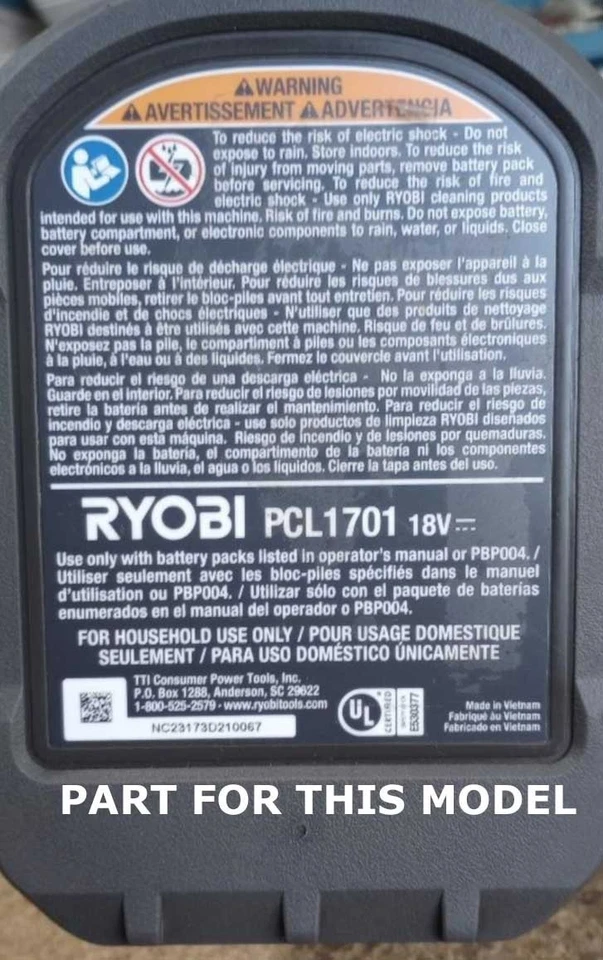 New 319336001 Soap Dispenser Assy for Ryobi PCL1701 18V Cordless Power Scrubber - Image 4 of 4