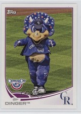 2013 Topps Opening Day Mascots Dinger #M-18 13kt