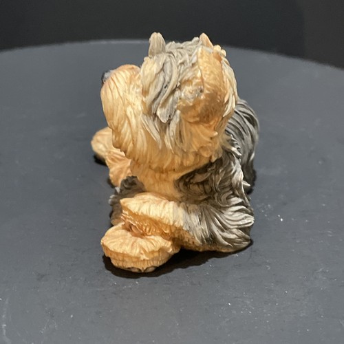 Country Artist Yorkshire Terrier Yorkie Puppy Lying #03287 2006 Sparking Eyes - Picture 9 of 16