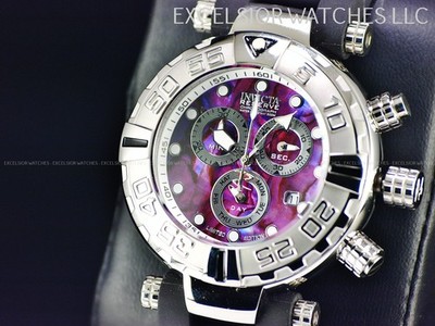 New INVICTA Men's 47mm LE Subaqua Noma I Swiss Chrono Purple