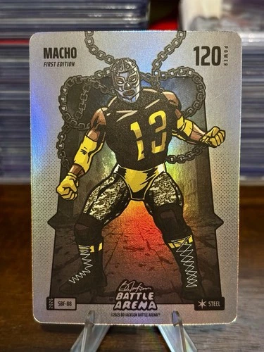 Bo Jackson Battle Arena Griffey Set - MACHO - Steel Silver Battlefoil SBF-88