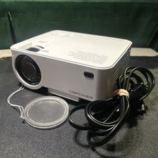 DBPower T20 1800 Lumens LCD Mini Projector Home Theater HDMI w/ Power Cable