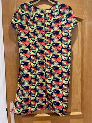 RIVER ISLAND SIZE 16 STUNNING LADIES FLORAL SUMMER HOLIDAY DRESS BNWOT  