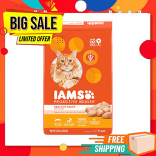 Iams Proactive Health Chicken Flavor Dry Cat Food, 22 Lb Bag