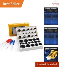 O-Ring Assortment Kit 826pcs Nitrile Rubber 32 Sizes Plumbing Automotive Repair