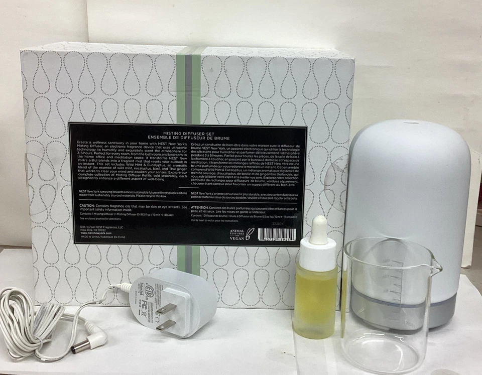 Nest WELLNESS Misting Diffuser Set Wild Mint & Eucalyptus 0.5oz AS PICTURED - Image 3 of 4
