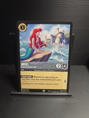 Disney Lorcana Fabled Ariel Determined Mermaid 196/204 