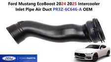 Ford Mustang EcoBoost 2024 2025 Intercooler Inlet Pipe Air Duct PR3Z-6C646-A