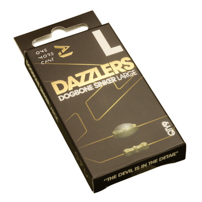 One More Cast Dog Bone Sinkers - Terminal Tackle für Karpfen beide Größen