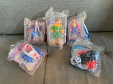 1994 Sealed Set of 5 Spider-Man McDonald's Happy Meal Toys