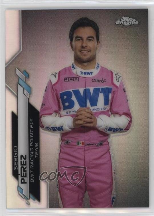 2020 Topps Chrome Formula 1 F1 Racers Refractor Sergio Perez #13 0s9t
