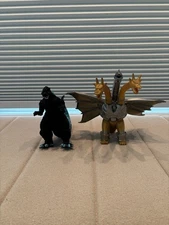 Brand New 2pcs Mecha King Ghidorah 1954 65th Anniversary Godzilla Toys Figures