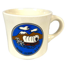 Boy Scouts of America Marin Sierra BSA Vtg Diner Coffee Mug Cup Wagon USA Made