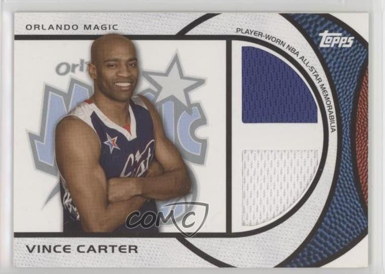 2009-10 Topps All-Star Dual Relics 65/199 Vince Carter #ASD-VC HOF 7xr
