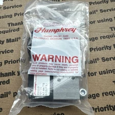 New 310-2-21 -12VDC Humphrey Single Solenoid Valve 3-Port 2-Position 1/8" NPTF