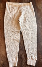 Vintage DUOFOLD Pants Youth 14 2-Layer Baselayer Floral Thermal Wool Blend