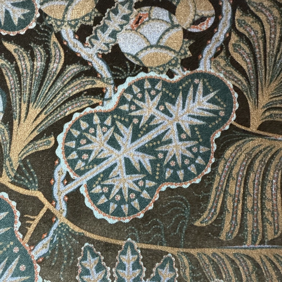 Klaus Haapaniemi & Co. Long Iceflower Moss Green Velvet Cushion Cover (NEW) - Image 4 of 4