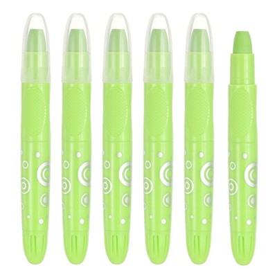 6Pcs Watercolor Gel Crayon for Coloring, Light Green
