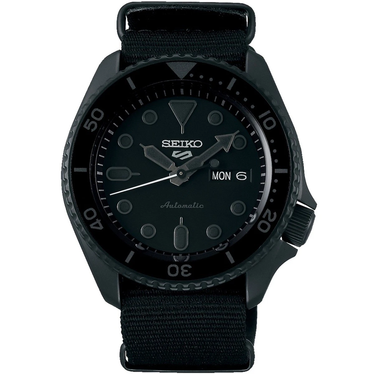 Seiko 5 Sports Men's Automatic Watch with Black Nylon Strap SRPD79K1