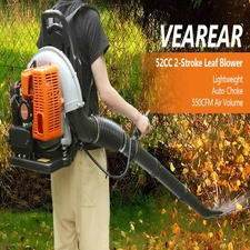 Leaf Blower Two-Stroke Backpack Gasoline Blower High-Power Snow Blower Powerful 
