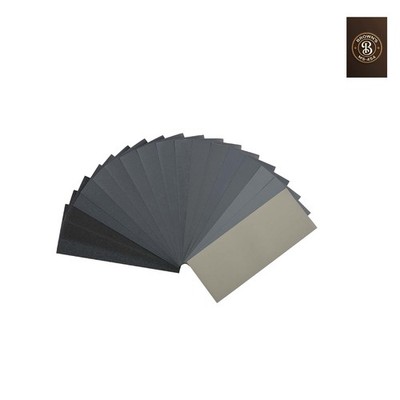 Bates 18 Pack Sandpaper - 12 Grits, 120 to 3000 Assorted Grit for Metal, Wood...